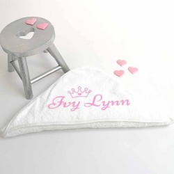Badcape Prinses of Prins met naam