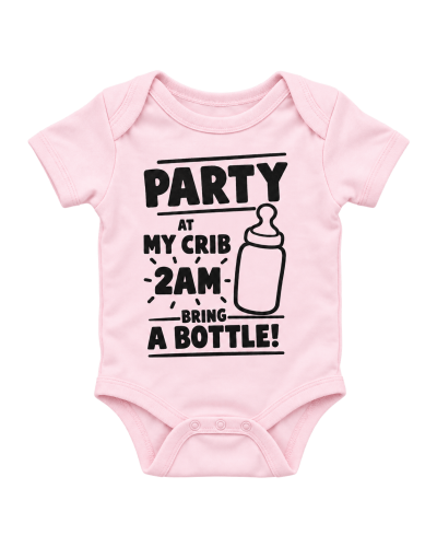 Romper 'Party at my crib'