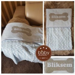Honden deken met naam